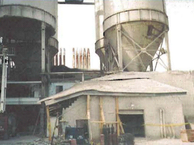 Failure of welded steel conical hopper storing limestone