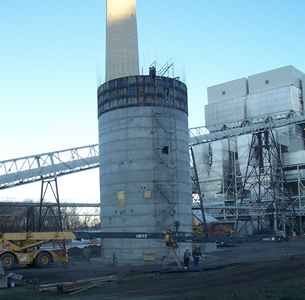 35 ft x 96 ft Jumpform Fly Ash Silo