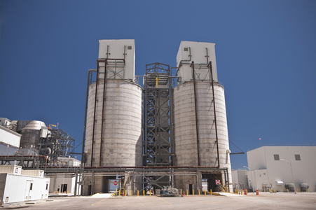 Two 50 ft x 100 ft Jumpform Fly Ash Silos